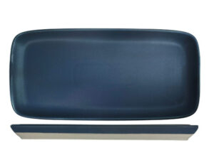 Nova Mezzo Blue Rectangular Plate