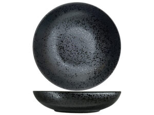 Nova Rain Black Coupe Bowl 30Cm