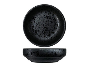 Nova Rain Black Flat Plate 9Cm