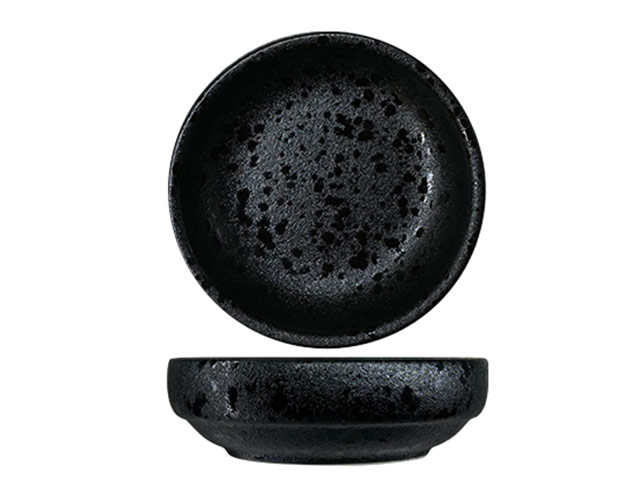 Nova Rain Black Flat Plate 9Cm