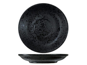 Nova Rain Black Saucer 14Cm
