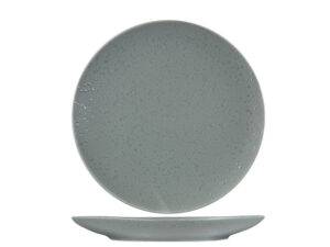 Nova Rain Grey Coupe Plate 17Cm