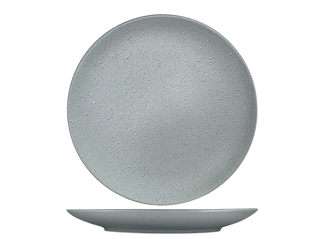 Nova Rain Grey Coupe Plate 26Cm