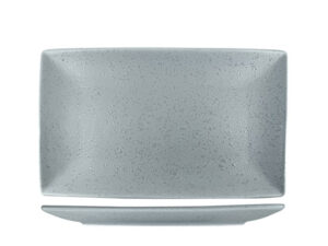 Nova Rain Grey Rectangular Plate 27×16.5Cm