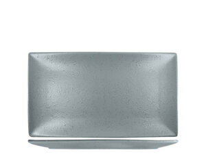 Nova Rain Grey Rectangular Plate 34X19Cm