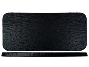 Nova Reveal Granite Black Rectangular Plate