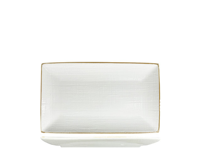 Nova Stitch Braun Rectangular Plate 27×16.5Cm