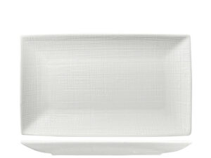Nova Stitch White Rectangular Plate 27×16.5Cm