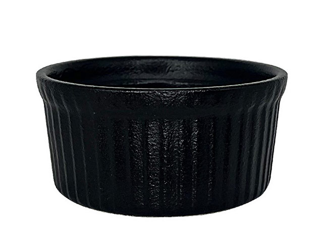 Nova Urban Texture Black Ramekin 9 Cm