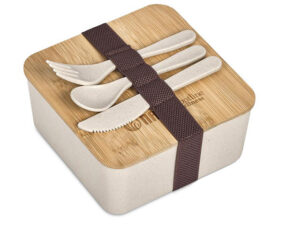 Okiyo Wani Wheat Straw & Bamboo Lunch Box
