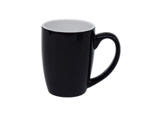 Standard Bullet Black Outside/Inside White Mug 340Ml