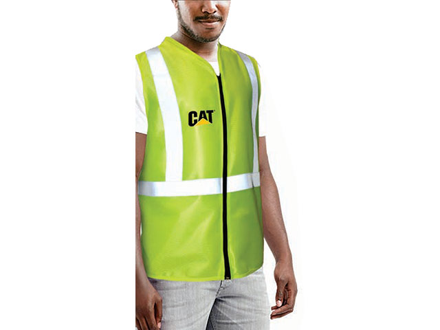Unisex High Visiblity Reflective Zip Up Vest